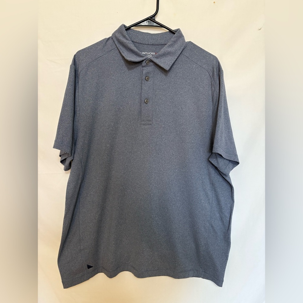 UNTUCKit Men’s‎ Clavidor Polo Solid Stretch Performance Shirt Size Large